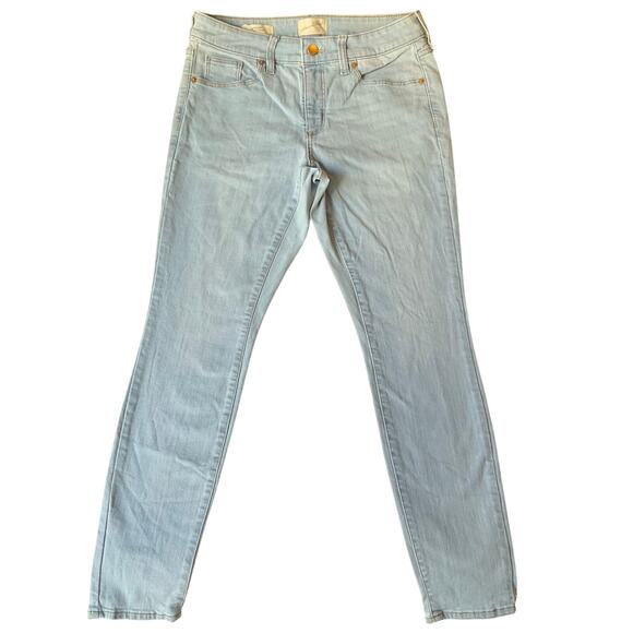 Universal Thread Women Skinny Jeans size 8 / 29R Blue Mid Rise Stretch - Picture 1 of 11